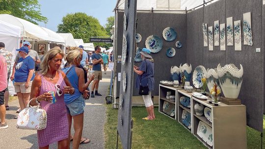 The Suttons Bay Art Fair last weekend featured something for any art lover. Enterprise photo by Meakalia Previch-Liu