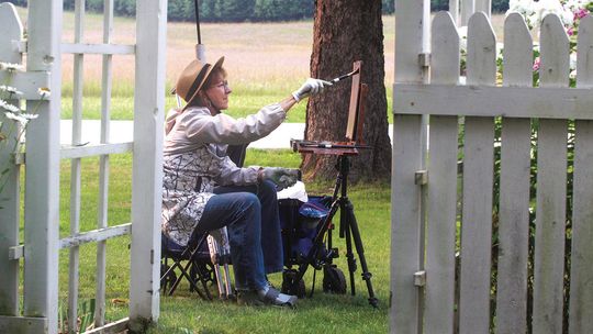 Artists explore Glen Arbor plein air
