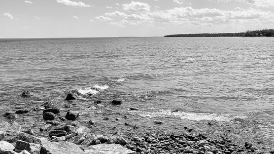 Bay Front Park in Northport offers views of the waters leading into Grand Traverse Bay. Enterprise photo by Meakalia Previch-Liu