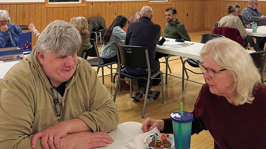 Cabin fever reliever with ‘game night’