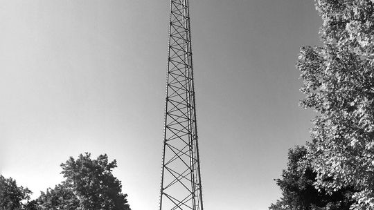 The second tower at the county government center campus remains devoid of any antennas. Enterprise photo by Zachary Marano