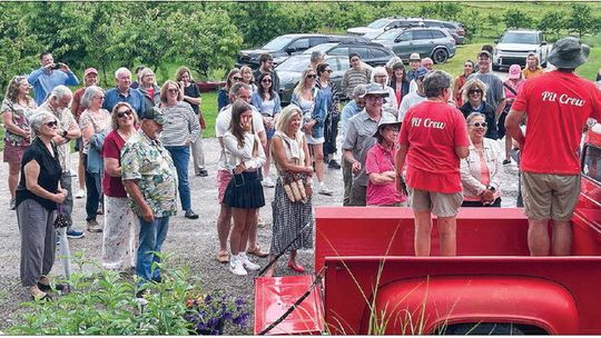 Cherries, visitors keep Omena busy