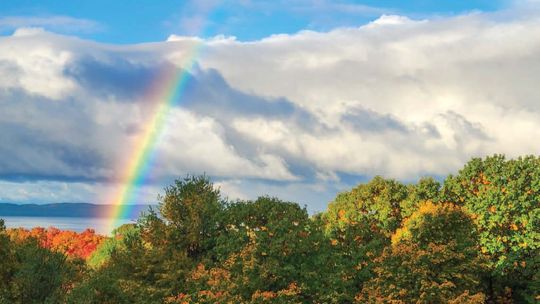 Claire Shea captured this scene from her home yesterday