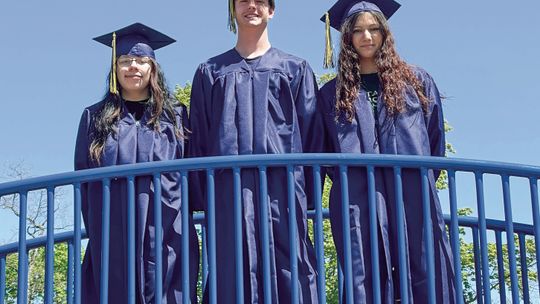 (L to R): Nayeli Martinelli, Dashel Courson, Grace Oskaboose