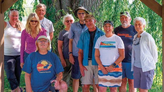 Conservancy docents and guests took on the Cedar River in an evening paddle that coordinated with the summer solstice. Courtesy photo