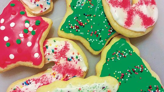 Brenda Bugai of Sweeties Homemade Baked Goods in Cedar sells an assortment of frosted Christmas sugar cookies at this time of year, and are some of the most popular among her customers. People also love her Polish Chrusciki “Angel Wings,” lemon and molasses cookies, snowballs, and gluten-f...