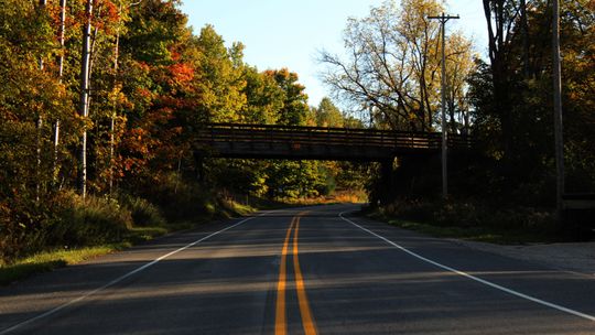 Crystal River Bridge almost complete; Leelanau Road projects