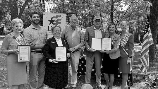 Representatives from the offices of Michigan legislators and former Traverse City’s Mayor Richard Lewis attended with proclamations for this special day when a plaque was laid in honor of Elida Winslow Lind, the actual daughter of a Revolutionary War Patriot for whom the local DAR chapter...