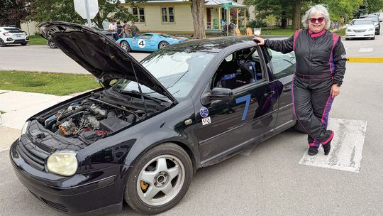 Dawkins races Empire Hill Climb at 73