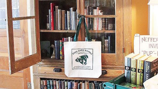 Pamela Grath at Dog Ears Books marked 30 years in business in July. Courtesy photo