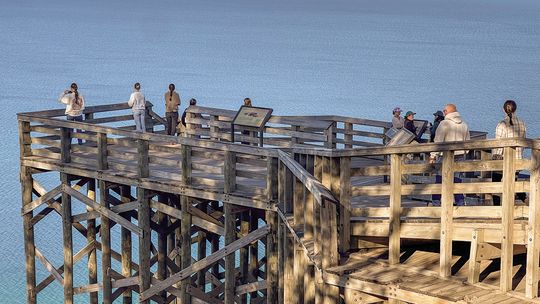 Dunes Overlook platform removed