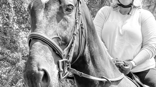 Leelanau County resident Gretchen Knoblock, pictured here on her own personal horse, helped organize the new group “Empire Pony Pals” with Michele Morris of Empire Hills Farm. The program is open for registration and will feature miniature horses and teach youth about horsemanship in a non...