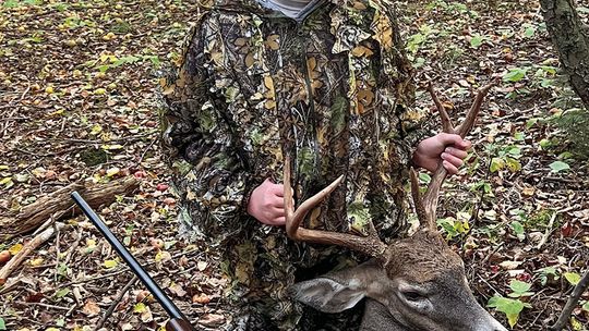 Collin Drow, 11, downed a 7-point deer with an 18-inch spread. A sixth grader at St. Mary, he is the son of Casey and Samantha Drow. Courtesy photo