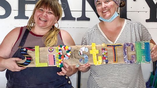 Ana Spencer (left) and Julie Stevens (right) are bringing back their pop-up shop again this summer called “Slip Stitch — A Celebration of Friends” at the Art Shanty in Fishtown. Spencer is a teaching artist based in Chicago and produces decorative and colorful pottery work, and Stevens cre...