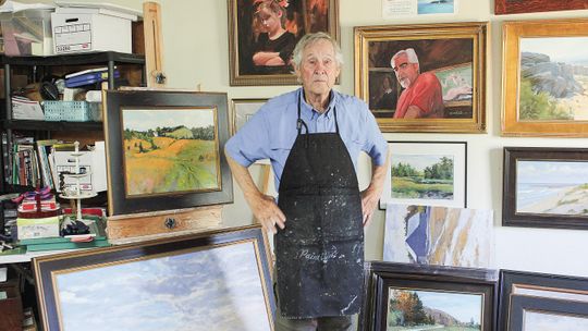 The late Gene Rantz, a prolific artist, began the annual Plein Air Paint Out in 2013. He passed away in August 2021. Enterprise file photo