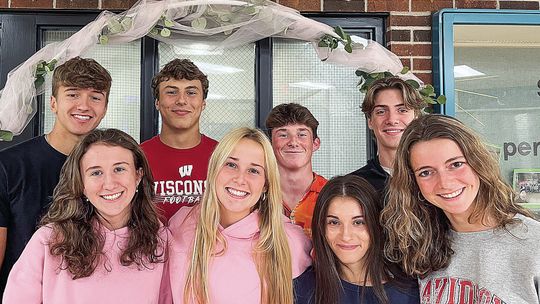 Glen Lake’s Homecoming will take place Friday at 7 p.m. with the homecoming ceremony happening at halftime of the football game. From left to right: Glen Lake senior homecoming representatives Hailey Anderson, Maggie Diotte, Emily alaimo, Jessie Pugh (front row). Isaac Hlavka, Benji Allen,...
