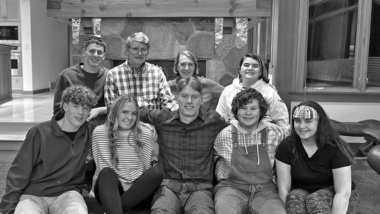Larry Graves and his wife, Barbara, are photographed here with their grandchildren. Courtesy photo