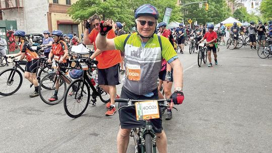 Janik raises 12K during bike ride through NYC