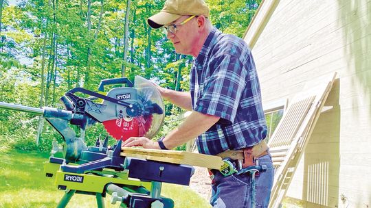 Greg Julian loves living in Leelanau and gave up the business world to work as a carpenter. Courtesy photo