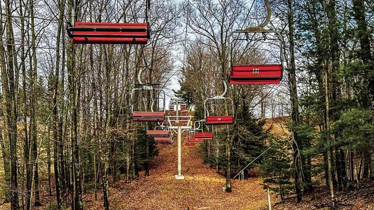 A lack of snow has put the brakes on skiing this year at the Homestead … at least for now. Photo courtesy of Mike Haynes