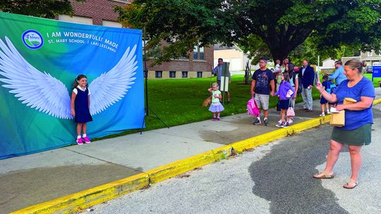 Lake Leelanau St. Mary students