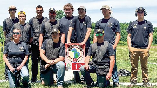 The Glen Lake Clay Target team finished second at state and in conference in 2024. Courtesy photo