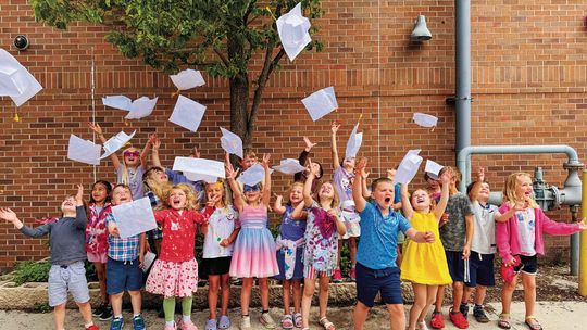 Leland Public School’s Kindergarten class graduates