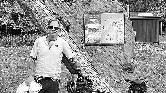 Local plumber trains for an annual bike tour