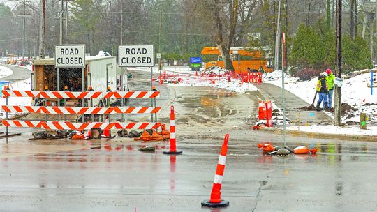 M-72 construction begins