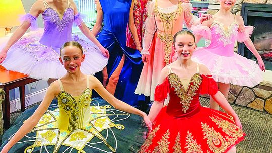 Members of the Dance Arts Academy performed at the French Manor South in Traverse City. Dance Arts Academy co-owner Betsy Carr Co Owner of Dance Arts Academy is pictured here with (back row from left) Katie Walter, Kourtney Manzella, Tatum McCool, and Anniston Dietrich (front row, from lef...