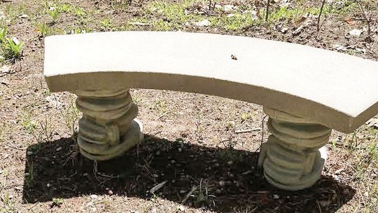 Memorial bench missing