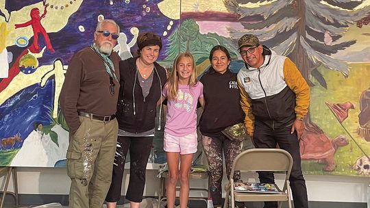 Mural honors Indigenous people of Grand Traverse region