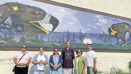 New ‘Eagletown’ mural unveiled on Boardman Lake Loop Trail