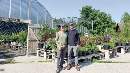 New Peninsula Perennials Nursery owners