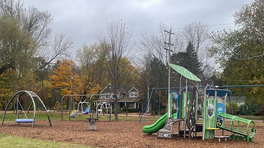 New playground equipment was installed at Northport’s South Beach this fall. The village has discussed setting up a small plaque/sign to recognize the contributions from the Leelanau Township Community Foundation and the Grand Traverse Band of Ottawa and Chippewa Indians, both of which hel...