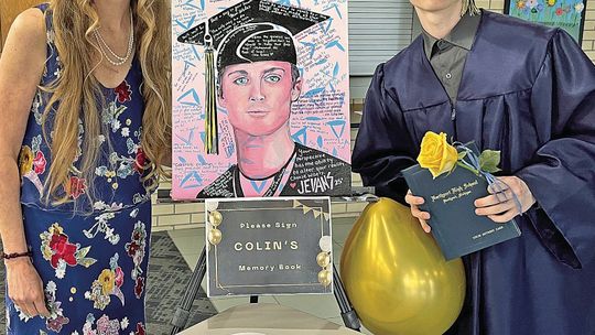 Npt. graduates gifted hand-painted portraits