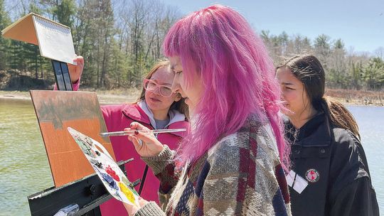 Npt. school hosts first plein air paint out, poetic retreat