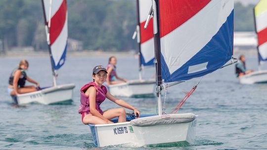 Npt. youth saling school is in the wind