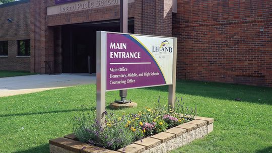 Leland Public School will welcome students and families next week. Enterprise photo by Brian Freiberger