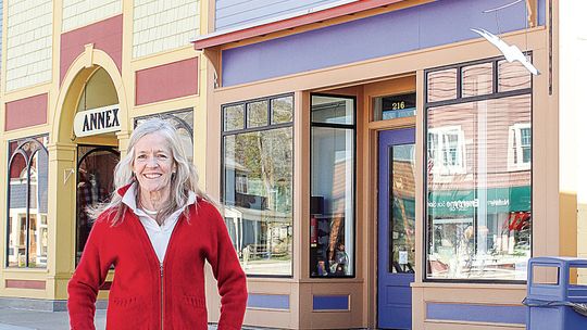 Carol Bawden has sold her business “The Painted Bird” a major fixture in Suttons Bay for more than 35 years. Enterprise photo by Brian Freiberger