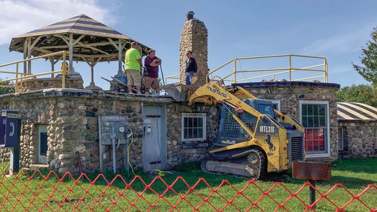 Phase one of repair work at Woolsey Airport Terminal in Northport has begun