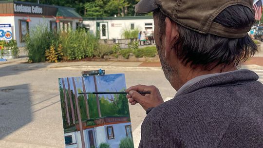 The Glen Arbor Art Association’s annual Plein Air painting event is set for Aug. 3 and 4. Enterprise photo by Brian Frieberger
