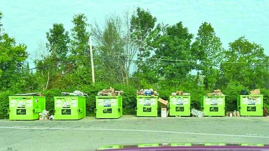 Recycling sites abused