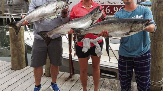 Red-hot salmon fishing in Leelanau