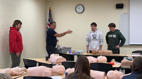 S-B students complete CPR training