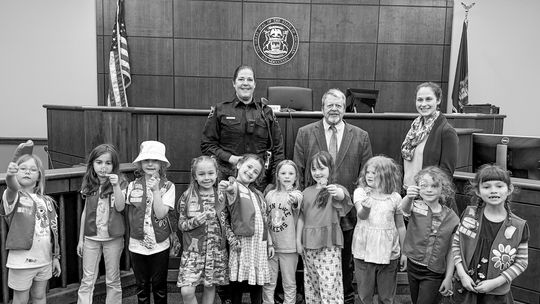 Scouts from Troop 9573 of Glen Lake Schools