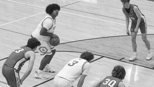 Suttons Bay sophomore Zachariah Raphael makes a free throw during a game last season. Enterprise photo by Brian Freiberger