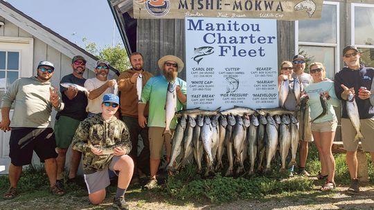 Slammin’ Salmon in Lake Michigan