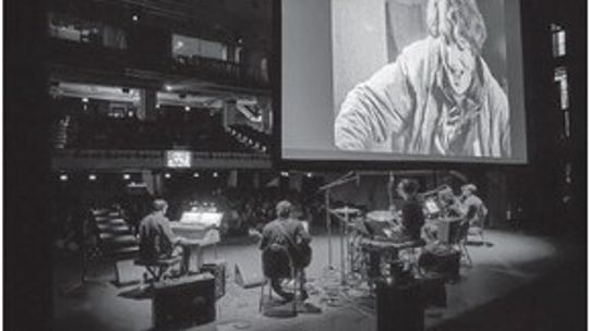 Gramps the Vamp, a Chicago “doom funk” band, provides a live soundtrack to the 1922 silent film “Nosferatu” at a WBEZ Chicagosponsored event last year. The group is performing alongside a screening of the film at the Bay Theatre in Suttons Bay Saturday at 7 p.m. Courtesy photo by DTKindler...