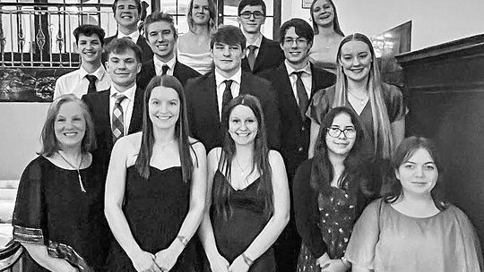 St. Mary High School students compete at the state Business Professionals of America Leadership Conference in Grand Rapids. Courtesy photo